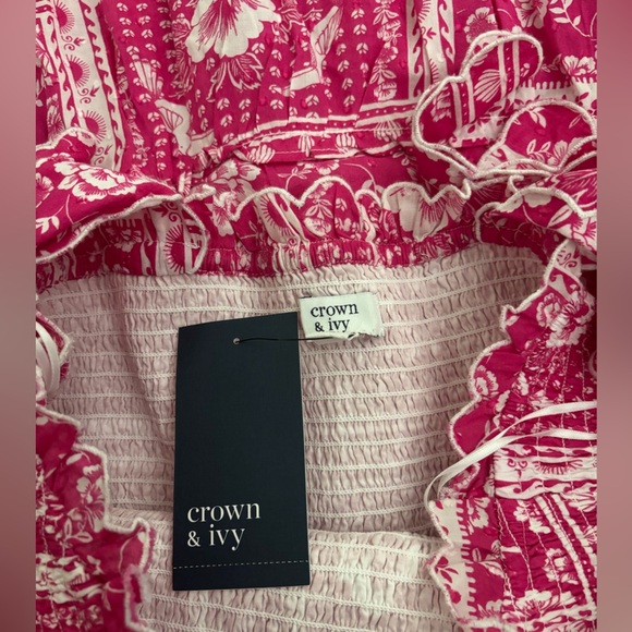 Crown and Ivy Hibiscus Maxi Dress NWT - Picture 3 of 3